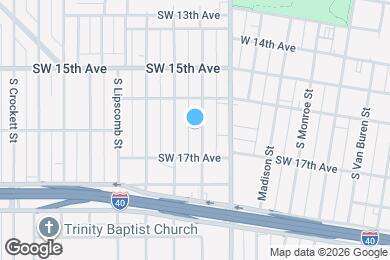 Map image of the property - 1612 S Hughes St