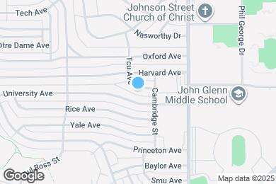 Map image of the property - 2519 Tcu Ave