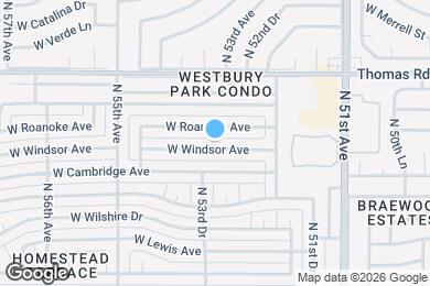 Map image of the property - 5318 W Windsor Ave