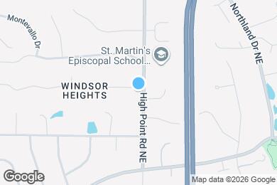 Map image of the property - 4890 High Point Rd NE