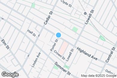 Map image of the property - 250 Highland Ave