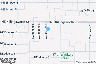 Map image of the property - 5252 NE 49th Ave