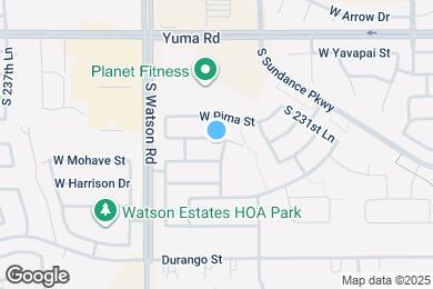 Map image of the property - 23377 W Cocopah St