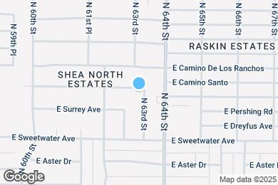 Map image of the property - 6243 E Pershing Ave