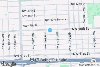 Map image of the property - 1865 NW 45th St