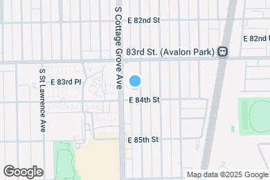 Map image of the property - 8346 S Maryland Ave