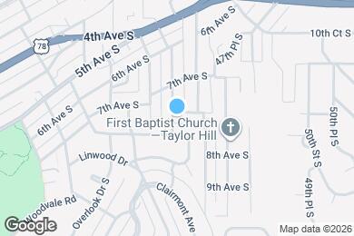 Map image of the property - 4601 7th Ct S