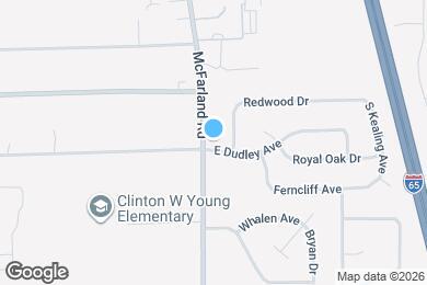 Map image of the property - 3210 E Dudley Ave