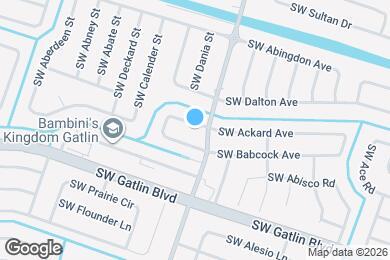 Map image of the property - 1318 SW Ackard Ave