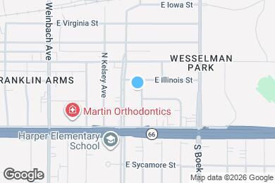 Map image of the property - 100 N Fairlawn Ave
