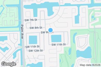 Map image of the property - 9760 SW 9th Ct