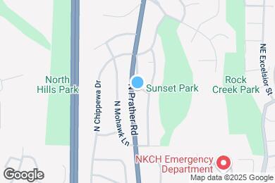 Map image of the property - 2005 NE 33rd Terrace