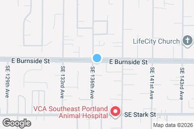 Map image of the property - 6 SE 136th Ave