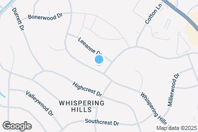 Map image of the property - 562 Whispering Hills Dr