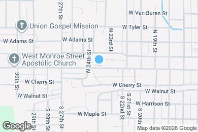 Map image of the property - 905 W Monroe St