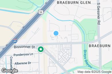 Map image of the property - 9000 Bissonnet St
