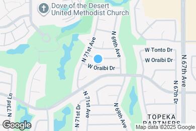 Map image of the property - 7010 W Oraibi Dr
