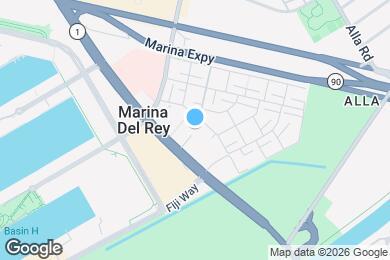 Map image of the property - AQUA Marina del Rey