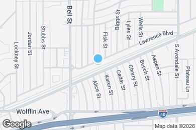 Map image of the property - 5709 Lawrence Blvd
