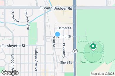 Map image of the property - 1034 Griffith St