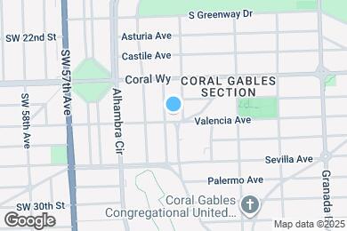Map image of the property - 1307 Valencia Ave