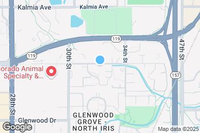 Map image of the property - 3150 Iris Ave