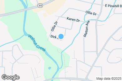 Map image of the property - 1949 Dirk Dr