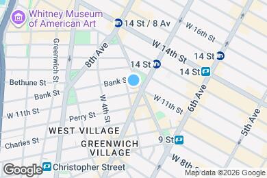 Map image of the property - West Village 3BR/2BA Duplex with Private Patio