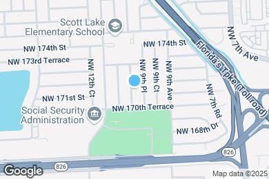 Map image of the property - 17121 NW 10th Ct