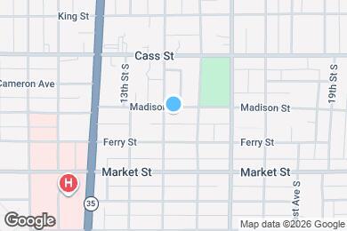 Map image of the property - 1408 Madison St