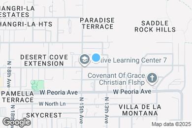 Map image of the property - 1320 W Sahuaro Dr