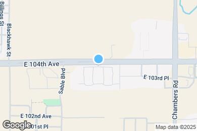 Map image of the property - 14700 E 104th Ave