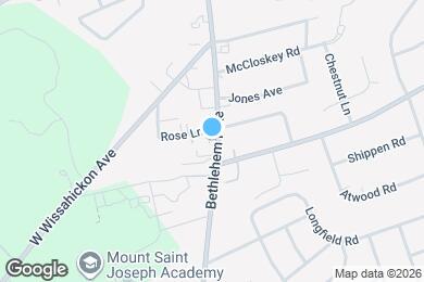 Map image of the property - 1123 Bethlehem Pike
