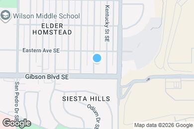 Map image of the property - 1124 Indiana St SE