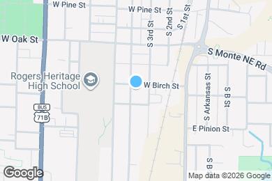 Map image of the property - 1103 S 4th St