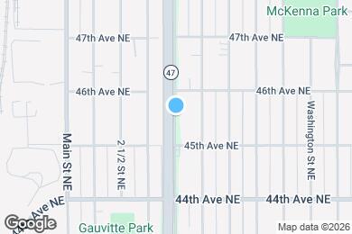 Map image of the property - 4533 University Ave NE