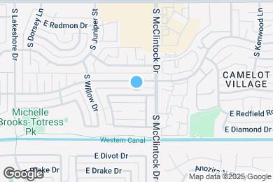 Map image of the property - 1716 E Redfield Rd