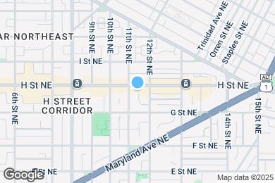 Map image of the property - 1111 H St NE