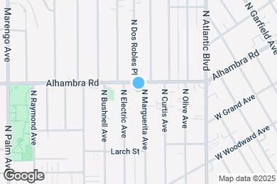 Map image of the property - 521 N Marguerita Ave