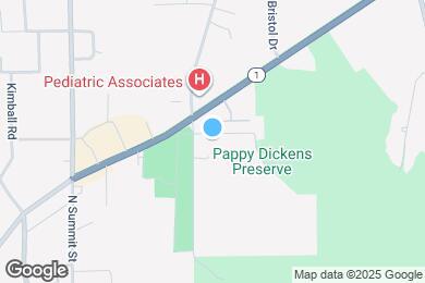 Map image of the property - 1255 Dodge Street Ct