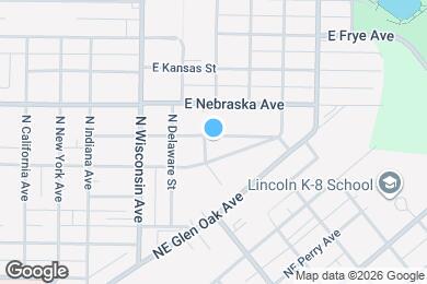 Map image of the property - 1006 E Behrends Ave