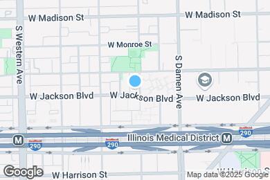 Map image of the property - 226 S Hoyne Ave