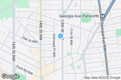 Map image of the property - 3578 13th St NW