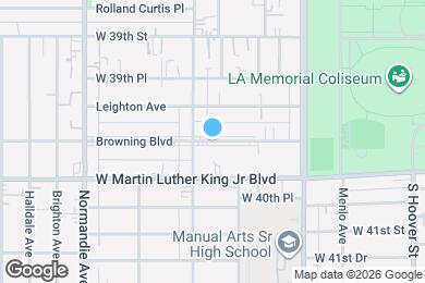 Map image of the property - 1131 1/2 browning Blvd