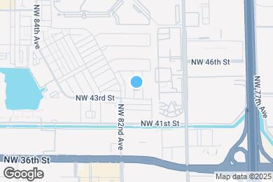 Map image of the property - 4349 NW 81st Ave