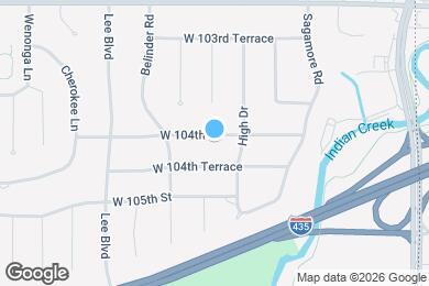 Map image of the property - 2309 W 104th St