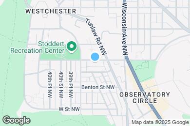 Map image of the property - 3832 Calvert St NW