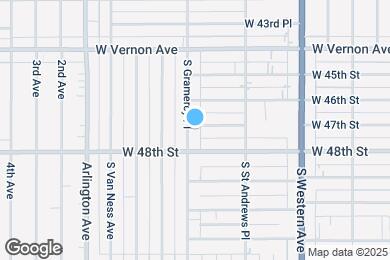 Map image of the property - 4700 S Gramercy Pl
