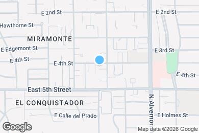 Map image of the property - 3674 E 4th St