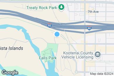 Map image of the property - Peaks at Falls Park